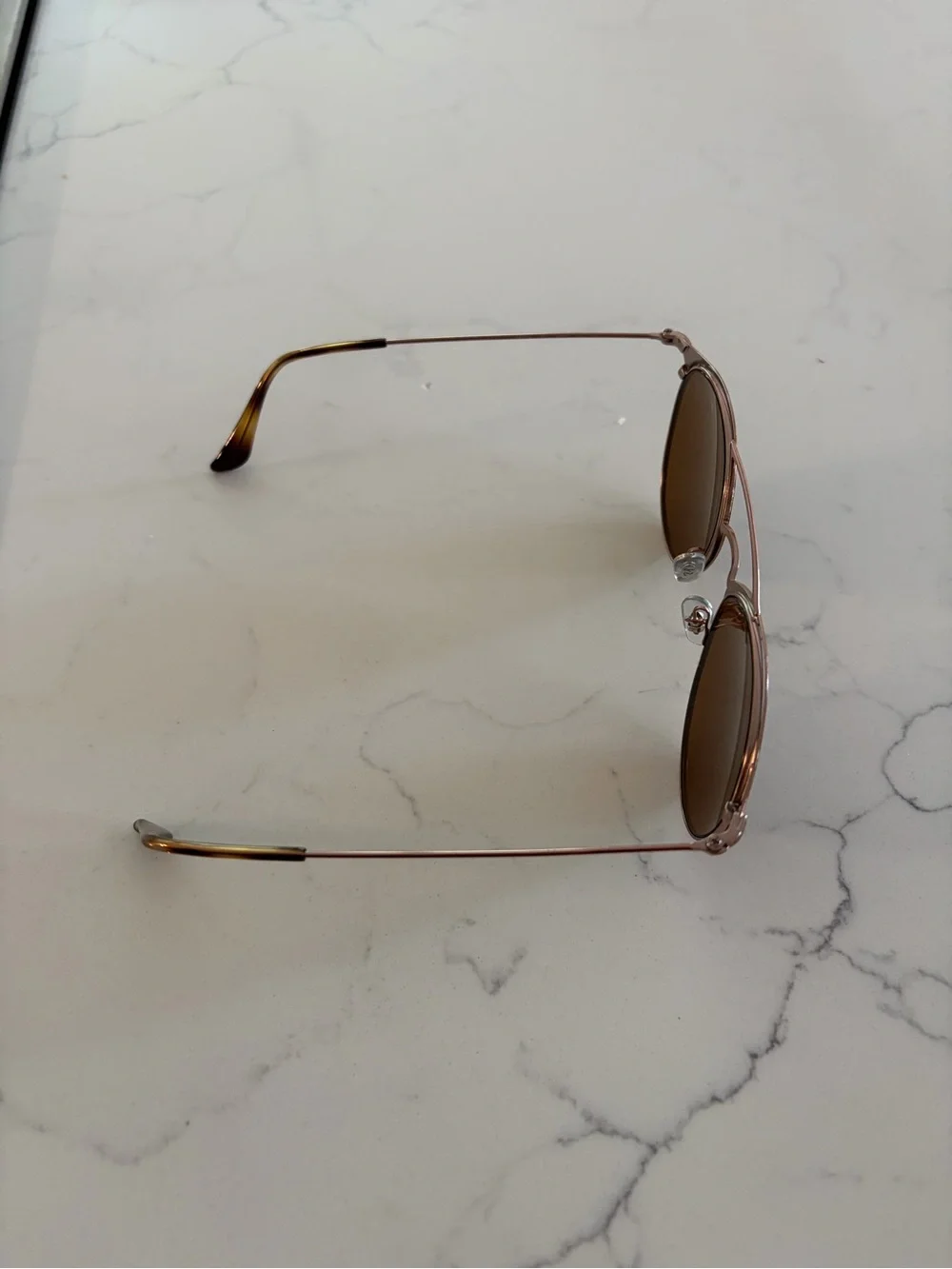 Gold Frame Brown Lens Women's Sunglasses